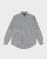 Vintage Ralph Lauren Checked Oversized Long Sleeve Shirt - M