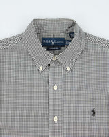 Vintage Ralph Lauren Checked Oversized Long Sleeve Shirt - M