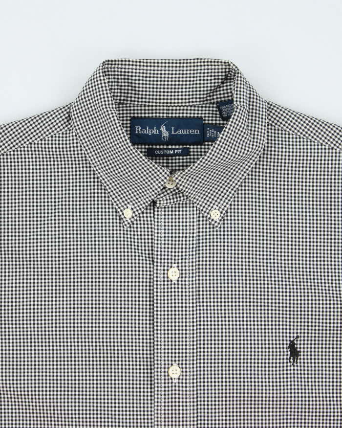 Vintage Ralph Lauren Checked Oversized Long Sleeve Shirt - M