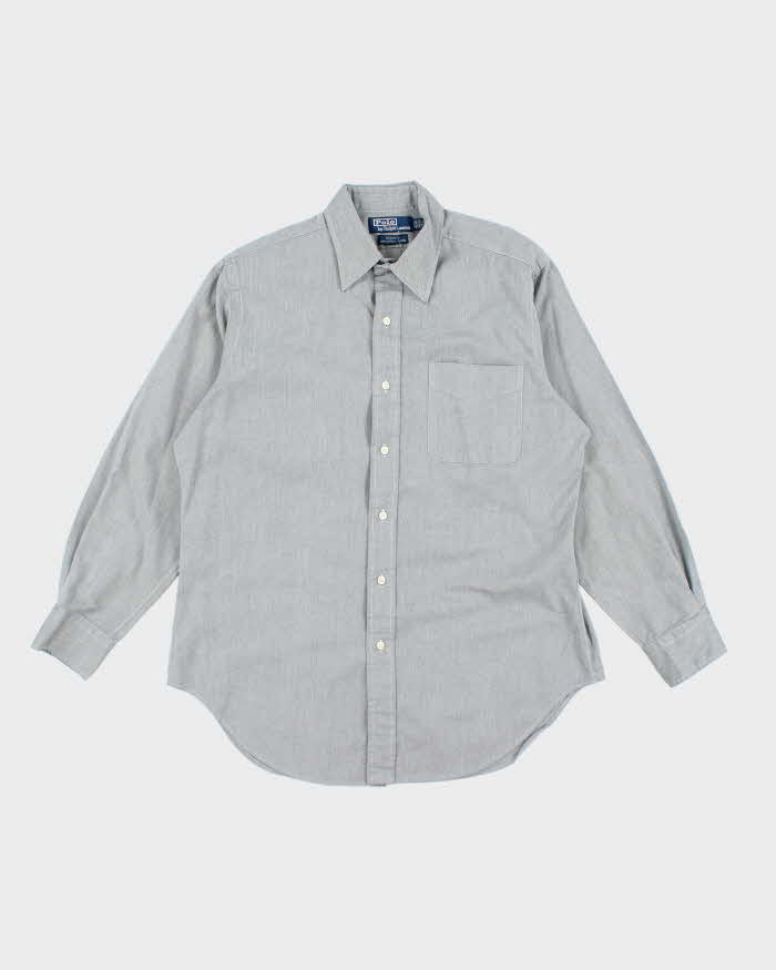 Vintage Ralph Lauren Plain Button Up Shirt - L