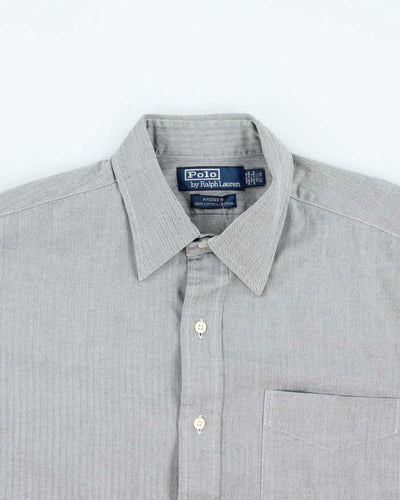 Vintage Ralph Lauren Plain Button Up Shirt - L