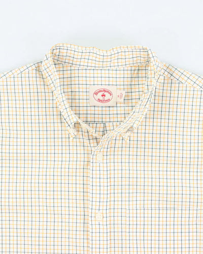 Vintage Brooks Brothers Checked Oversized Long Sleeve Shirt - XL