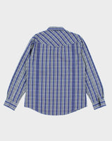 Vintage Y2k 00s Esprit Checked Long Sleeve Shirt - L