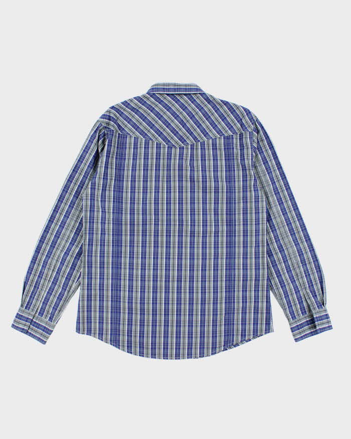 Vintage Y2k 00s Esprit Checked Long Sleeve Shirt - L