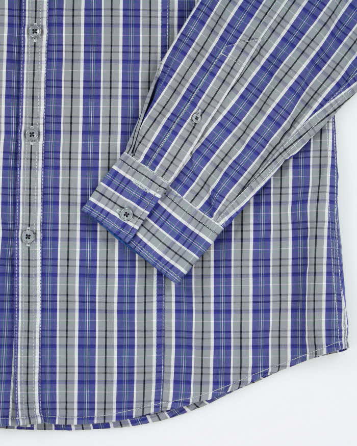 Vintage Y2k 00s Esprit Checked Long Sleeve Shirt - L