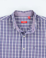 Vintage Izod Checked Long Sleeve Shirt - L