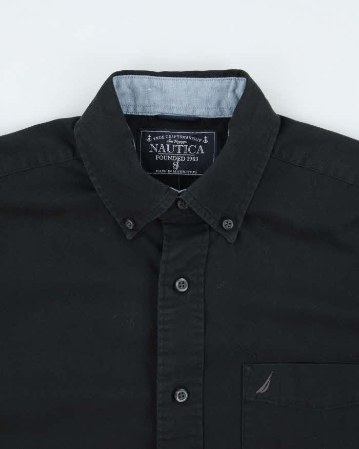 Vintage Nautica Heavyweight Long Sleeve Shirt - S