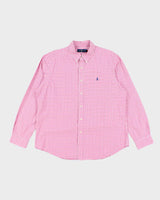 Vintage Ralph Lauren Checked Oversized Long Sleeve Shirt - XL