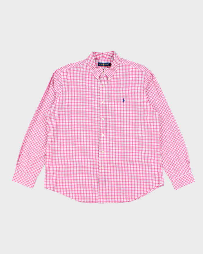 Vintage Ralph Lauren Checked Oversized Long Sleeve Shirt - XL