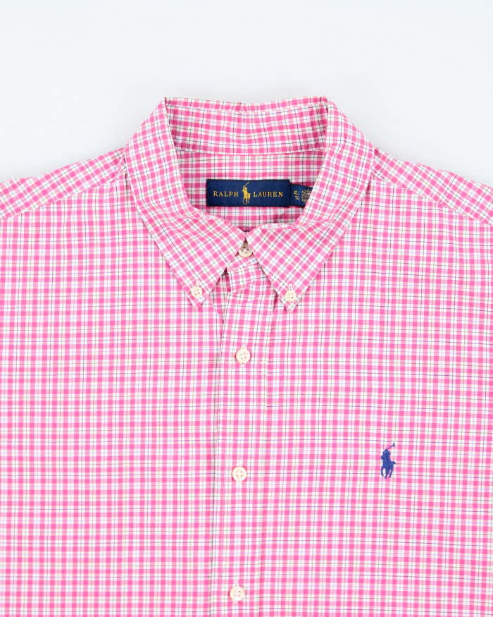 Vintage Ralph Lauren Checked Oversized Long Sleeve Shirt - XL