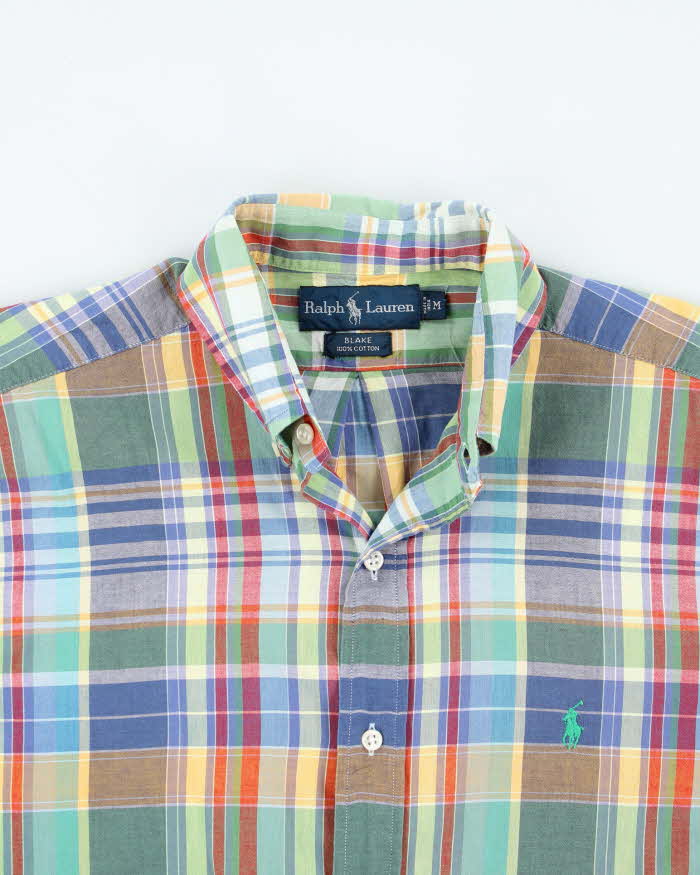 Vintage Ralph Lauren Checked Oversized Long Sleeve Shirt - M
