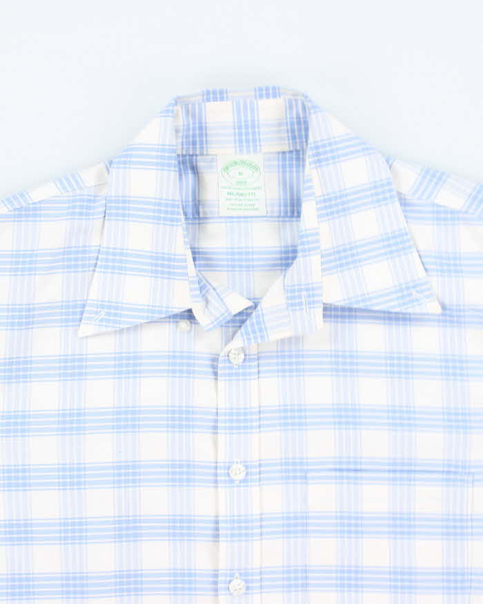 Vintage Brooks Brothers Checked Boxy Long Sleeve Shirt - M