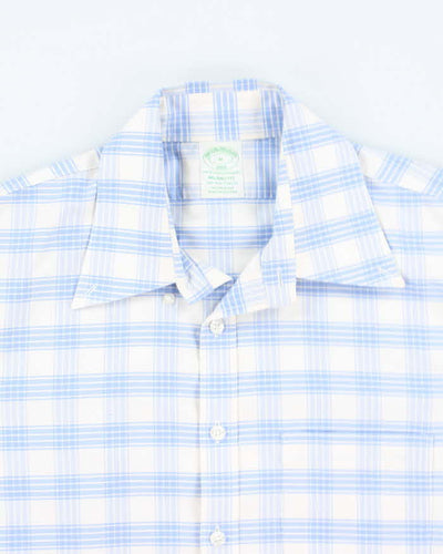 Vintage Brooks Brothers Checked Boxy Long Sleeve Shirt - M