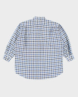 Vintage 90s Lacoste Checked Long Sleeve Shirt - XXL