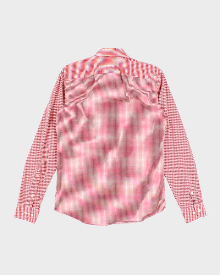 Vintage Lacoste Checked Long Sleeve Shirt - M