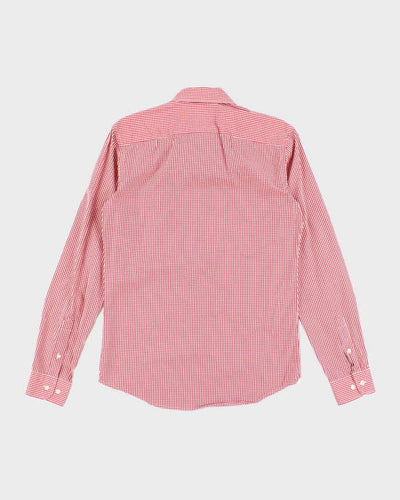 Vintage Lacoste Checked Long Sleeve Shirt - M