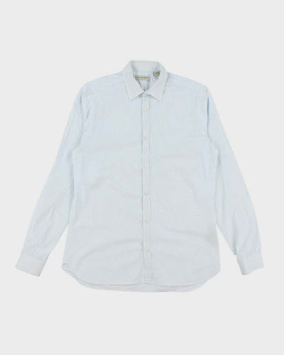 Vintage Burberry Polka Dot Long Sleeve Shirt - L