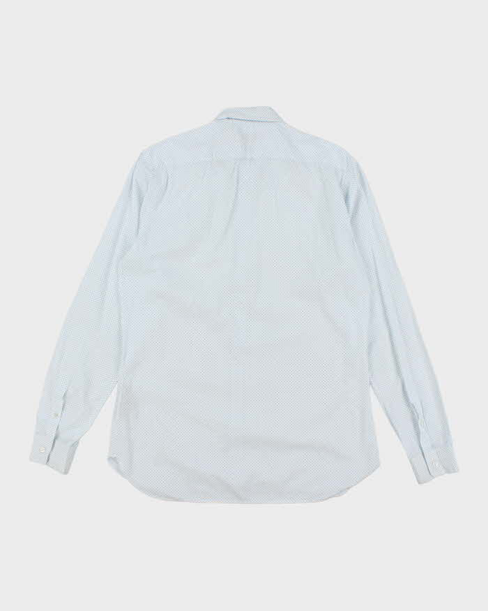 Vintage Burberry Polka Dot Long Sleeve Shirt - L