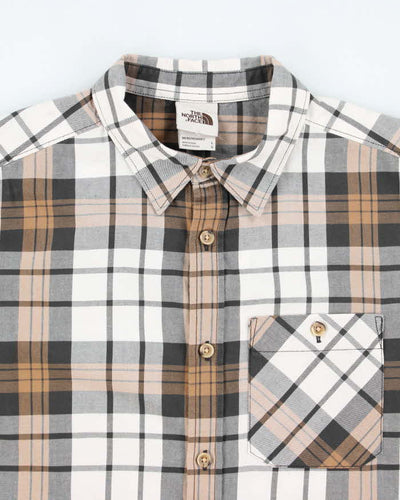 Vintage The North Face Checked Button Down Shirt - L