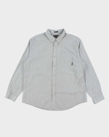Vintage Eddie Bauer Striped Oversized Long Sleeve Shirt - XL
