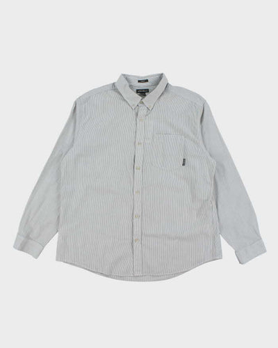 Vintage Eddie Bauer Striped Oversized Long Sleeve Shirt - XL