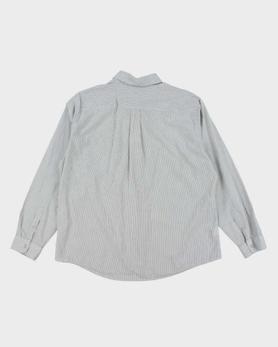 Vintage Eddie Bauer Striped Oversized Long Sleeve Shirt - XL