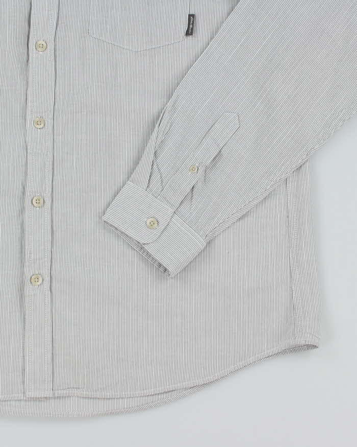 Vintage Eddie Bauer Striped Oversized Long Sleeve Shirt - XL