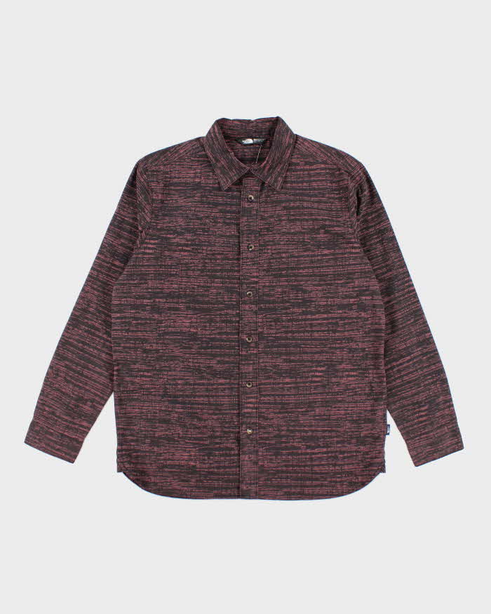 Vintage 00s The North Face Pattern Long Sleeve Shirt - L