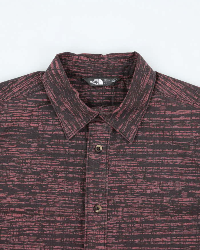 Vintage 00s The North Face Pattern Long Sleeve Shirt - L