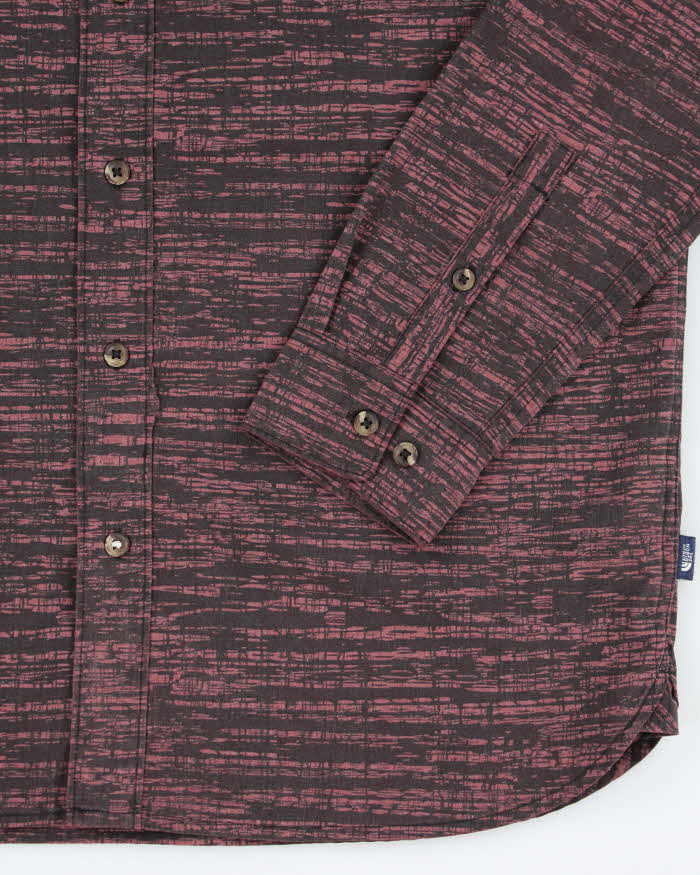 Vintage 00s The North Face Pattern Long Sleeve Shirt - L