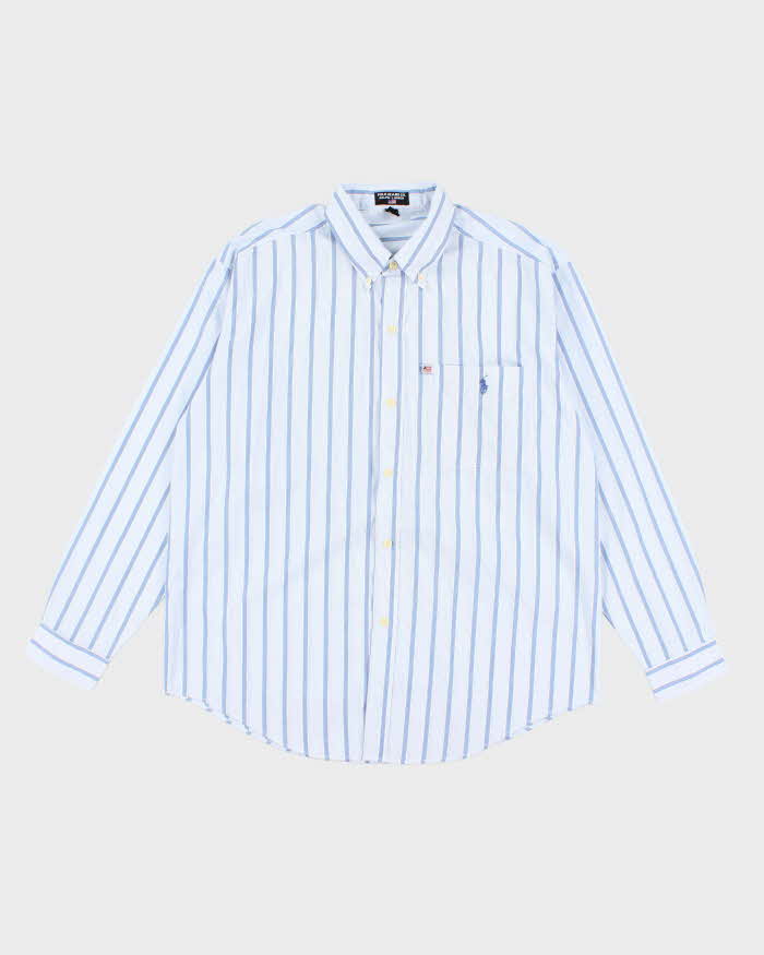 Vintage Polo Jeans Ralph Lauren Checked Oversized Long Sleeve Shirt - L