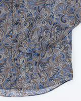 Vintage 00s Bugatchi Paisley Pattern Oversized Long Sleeve Shirt - L