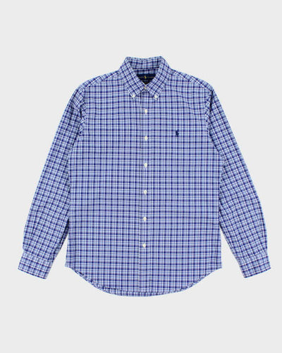 Vintage Ralph Lauren Checked Long Sleeve Shirt - M