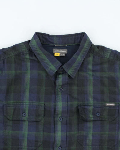 Vintage Eddie Bauer Lightweight Oversized Flannel Shirt - XXL