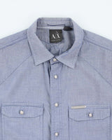 Vintage Y2k 00s Armani Exchange Long Sleeve Shirt - M