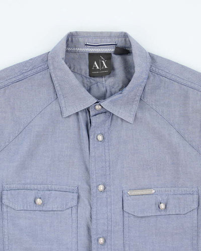 Vintage Y2k 00s Armani Exchange Long Sleeve Shirt - M