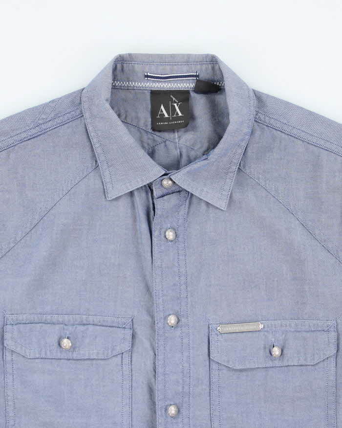 Vintage Y2k 00s Armani Exchange Long Sleeve Shirt - M