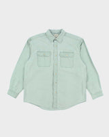 Vintage L.L. Bean Heavyweight Oversized Boxy Long Sleeve Shirt - L