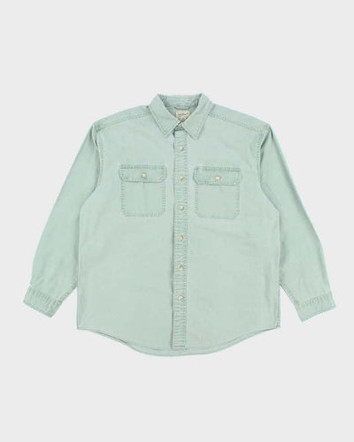 Vintage L.L. Bean Heavyweight Oversized Boxy Long Sleeve Shirt - L