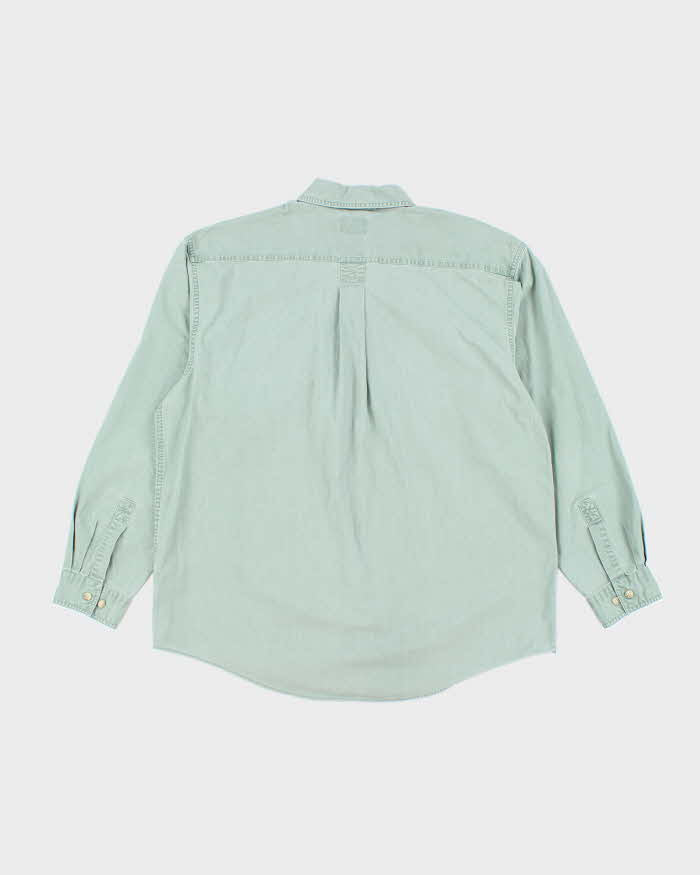 Vintage L.L. Bean Heavyweight Oversized Boxy Long Sleeve Shirt - L
