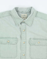 Vintage L.L. Bean Heavyweight Oversized Boxy Long Sleeve Shirt - L