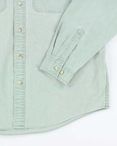 Vintage L.L. Bean Heavyweight Oversized Boxy Long Sleeve Shirt - L
