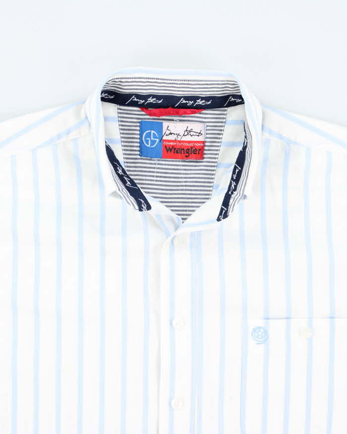 Vintage Wrangler Striped Boxy Long Sleeve Shirt - XL