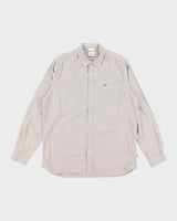 Vintage 00s Timberland Striped Oversized Long Sleeve Shirt - L
