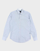 Vintage Hugo Boss Stripe Long Sleeve Shirt - S