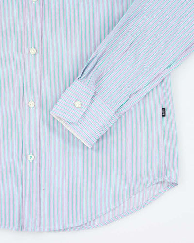 Vintage Hugo Boss Stripe Long Sleeve Shirt - S