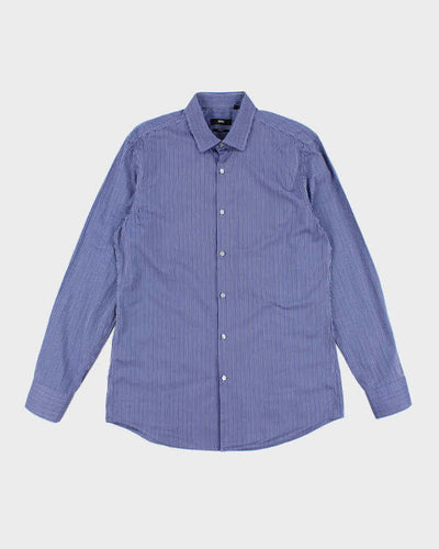 Vintage Hugo Boss Stripe Long Sleeve Shirt - L