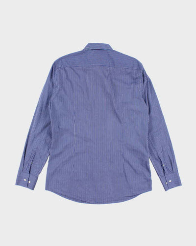 Vintage Hugo Boss Stripe Long Sleeve Shirt - L