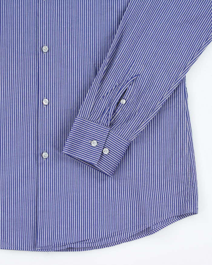 Vintage Hugo Boss Stripe Long Sleeve Shirt - L