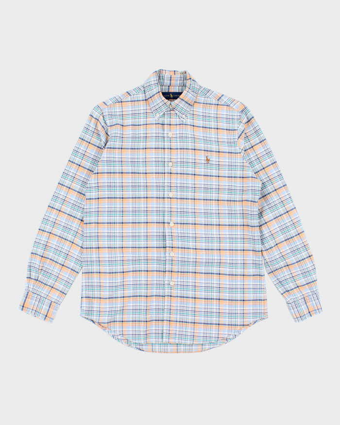Vintage Ralph Lauren Checked Oversized Long Sleeve Shirt - S